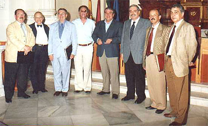 Académicos de la Andaluza de Gastronomía por Jaén, miembros de la Ponencia sobre el Aceite de Oliva