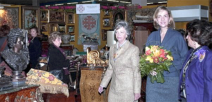 S.A.R. la Infanta Doña Cristina en un momento de la visita