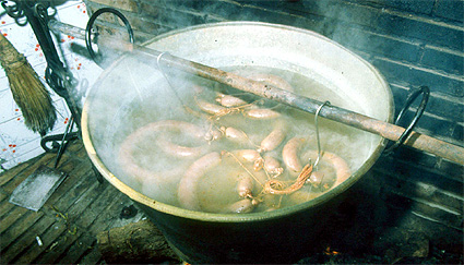 Hay que cocer las morcillas de lustre