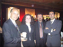 Pedro Quiroga, Cecilia Álvarez, José Palacio y Santiago Trujillo