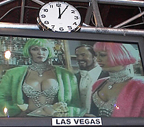 Trufa presentada por las soubrettes en Las Vegas.