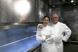 José Mari Arzak y su hija Elena