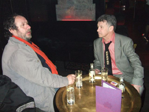 Óscar Caballero (drcha) junto al chef Gérard Allemandou de La Cagouille