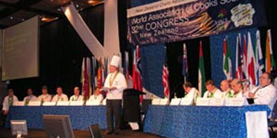 El presidente de Wacs, Ferdinand Metz, abriendo el congreso