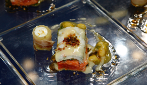 Uno de los platos del ganador