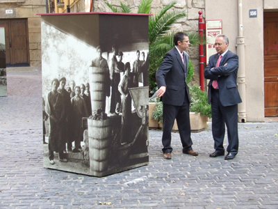 Exposición en pleno casco antiguo de Logroño