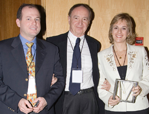 Jérôme Poiret, Jose Carlos Capel y Marcia Pinto