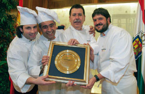 Juan Angel Rodrigálvarez, Andrés Sirvent, Paco Carretero y Ventura Martínez