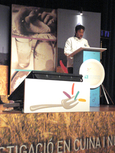 Koldo Royo como delegado de Euro-Toques Baleares. Foto: CdM