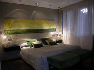 Habitación del Hotel Neri