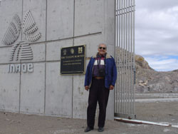 Miguel Guzmán Peredo en el Gran Telescopio Milimétrico