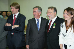 Pascal Brice, Dominique Chardon, Toni Falgueras y Meritxell Falgueras