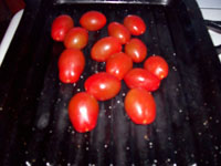 Ponemos los cherrys en la plancha