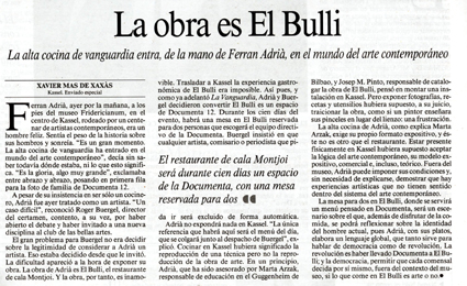 La Vanguardia, 14 de junio de 2007