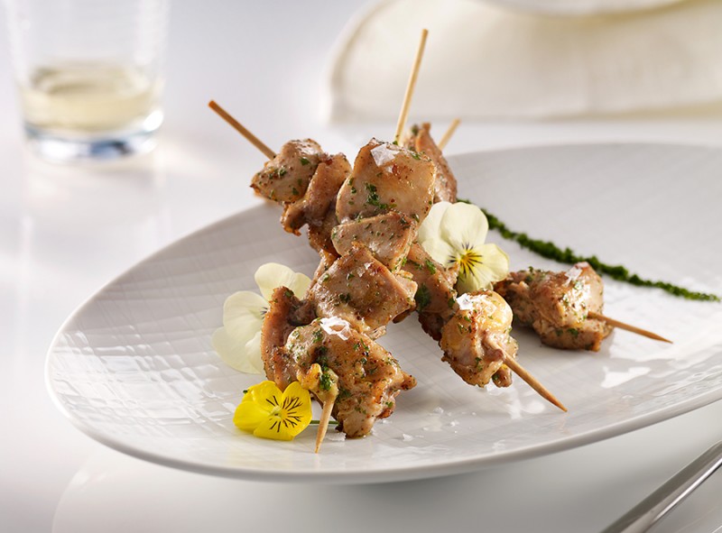 Receta Pinchos Morunos Pollo Afuegolento