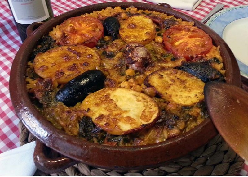 Receta de Arroz al Horno | Recetas Tradicionales España | Valencia |  Arroces y Pastas | Embutidos | Legumbres - A Fuego Lento