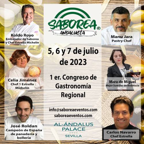 SABOREA ANDALUCÍA - Fecha confirmada para el primer Congreso Gastronómico en Andalucía