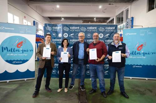Opmallorcamar y Calant Xarxes firman un convenio para impulsar el desarrollo de una pesca sostenible a través de la comercialización de producto local trazable de máxima calidad