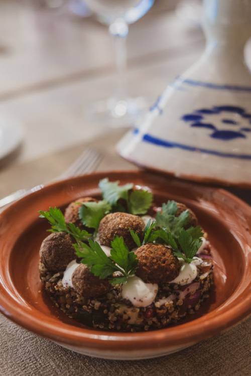 Tabbouleh de Tres Quínoas y Lentejas Verdes con Falafel | Cereales | Legumbres @arellanofernan