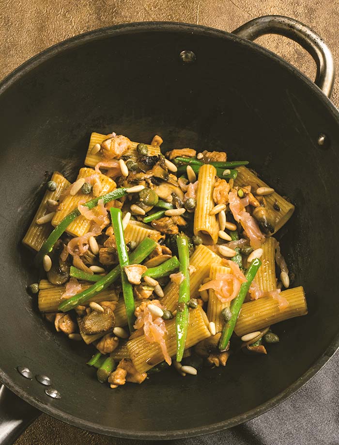 Receta Macarrones Salmon Esparragos Champiñones Ada Parellada Afuegolento