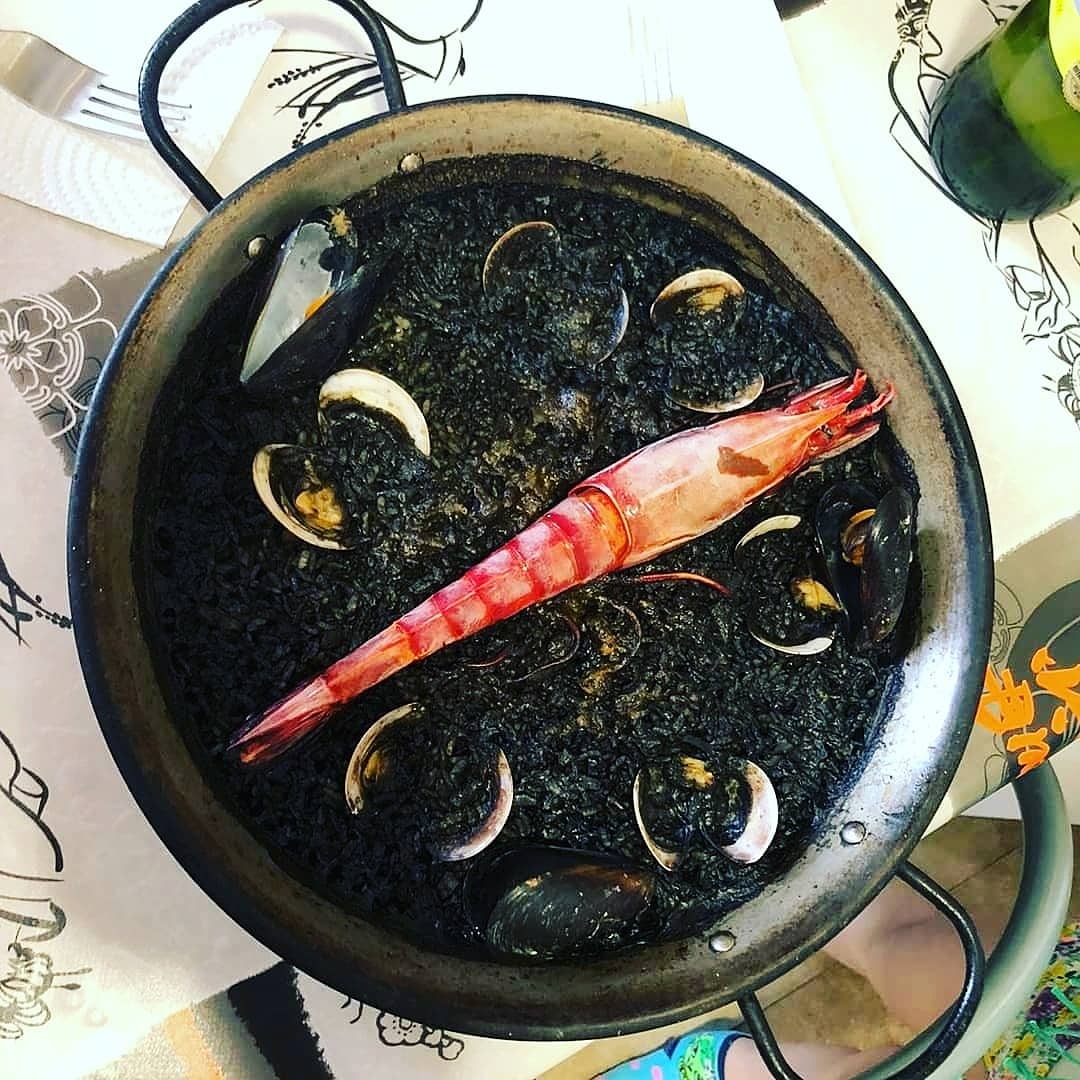 Receta Arroz Negro Carabinero XXL Crhistian Pérez Jiménez Afuegolento