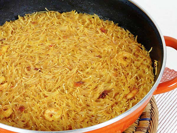 Receta Fideua de Fideos Finos Afuegolento