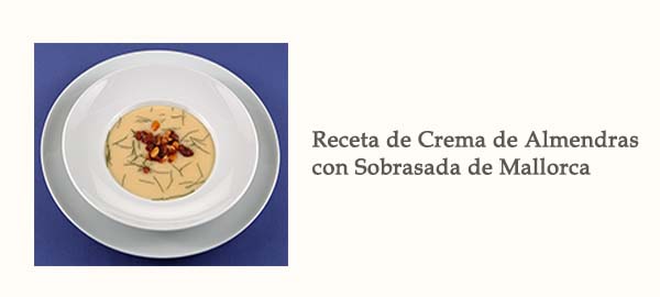 Receta Crema Almendras Sobrasada Mallorca Afuegolento