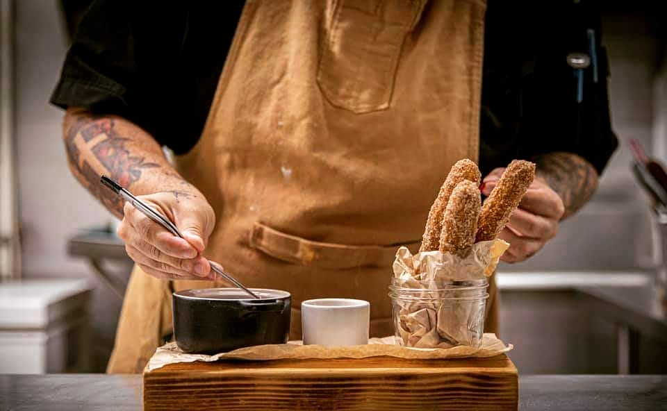 Receta Churros Calabaza Mantecado Queso Coco Jengibre Pablo Cotto Arellano Afuegolento