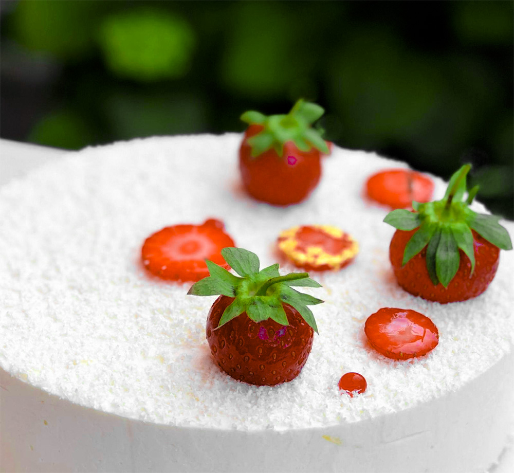 Receta Cheesecake Fresa Pistacho Ekaterina Mikhailova Afuegolento 2