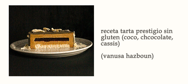 Receta Tarta Prestigio Sin Gluten Coco Chocolate Vanusa Hazboun Afuegolento