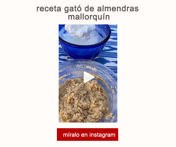 Receta Gato Almendras Mallorquin Joana Ferrer Afuegolento V