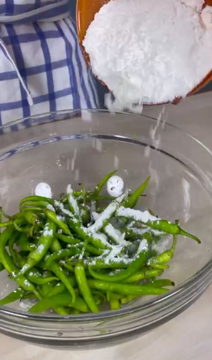 Receta Tempura Piparras Guindillas Verdes Afuegolento C