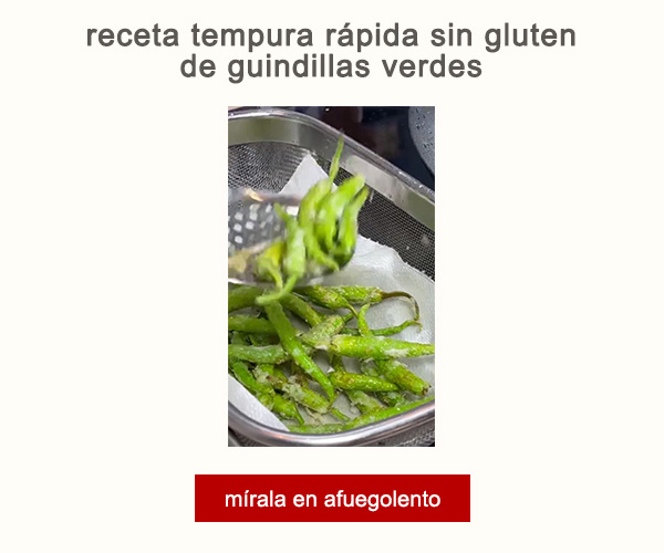 Receta Tempura Rapida Sin Gluten Guindillas Verdes Afuegolento