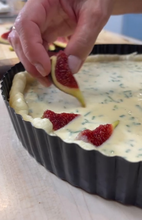 Receta Tarta Salada Queso Azul Higos Frescos Afuegolento 2