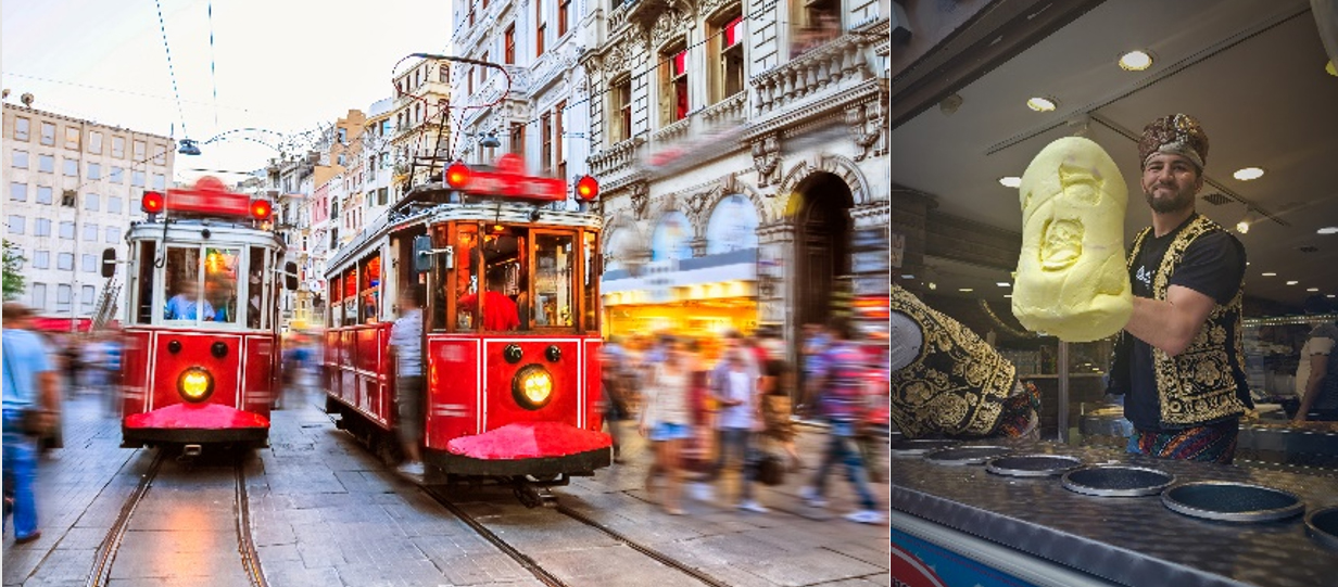 Sal de Viajes Tranvias Istiklal Caddesi Helados Estambul TGA Lali Ortega Ceron Afuegolento