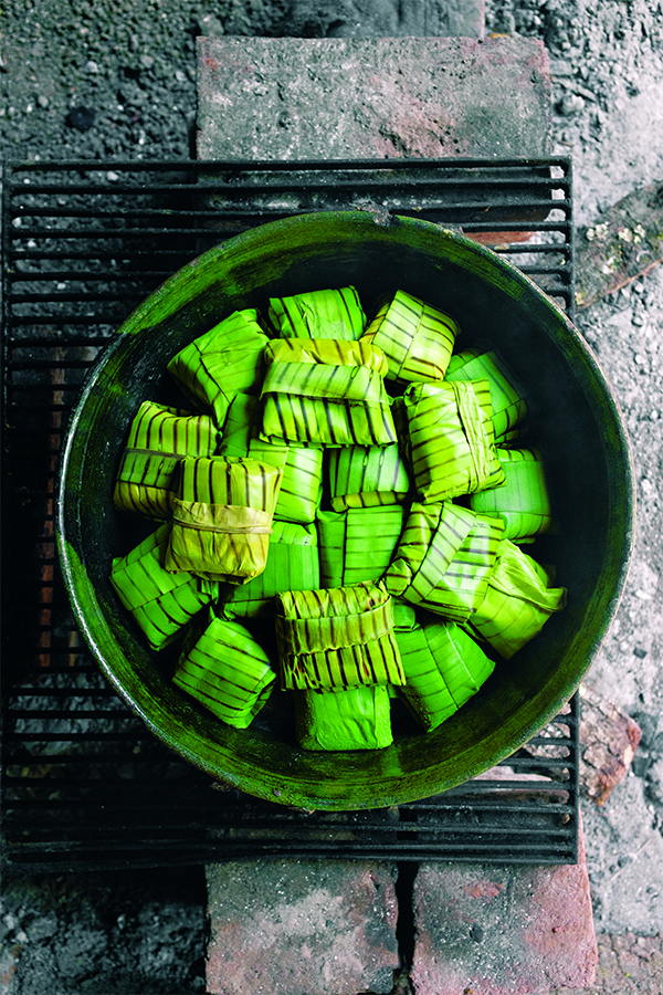 Receta Tamales de Ceniza Cornudas Michoacan Afuegolento 1