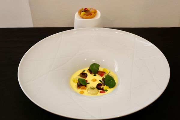 plato ganador cocinero jaume gomez jurel escabechado y encurtidos baleares iii concurso pescado cocina popular 2025 afuegolento