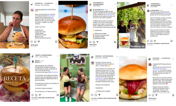 Collage Bocatin Tito Koldo Royo Intercun Influencers Afuegolento