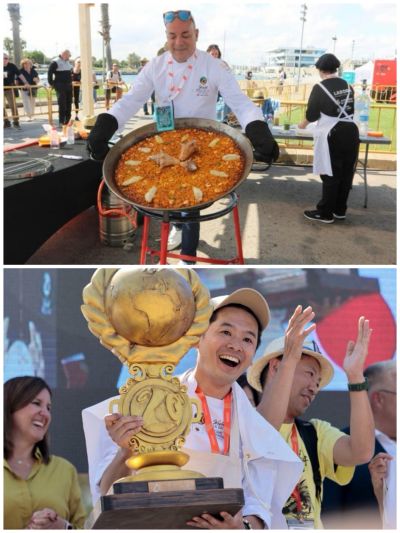 Joe W. Padilla Castro Kohei Hatashita Ganadores 2024 World Paella Day MA Almodovar Afuegolento
