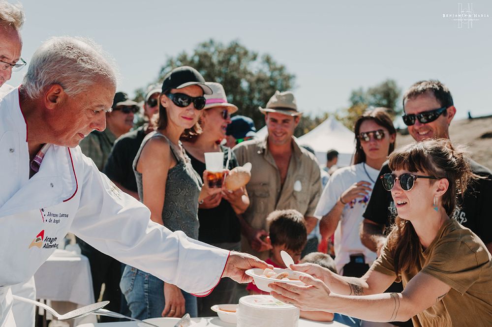 La Asociación de Cocineros de Aragón en una edición del festival En clave de Aragón(archivo AG.Comunicación).