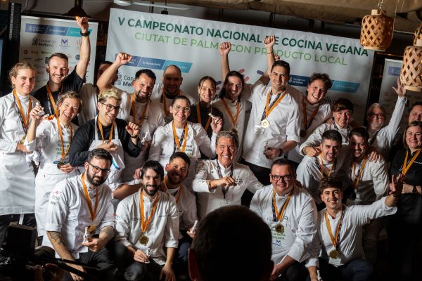 Concursantes V Campeonato Nacional Cocina Vegana Ciutat Palma Producto Local Afuegolento