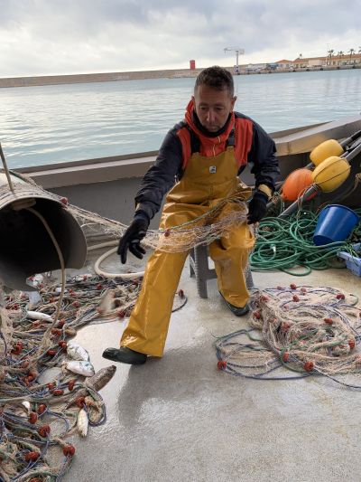 Raúl Resino Día de Pesca Benicarló Castellón Ruta Sabor Pesca de Trasmallo Afuegolento
