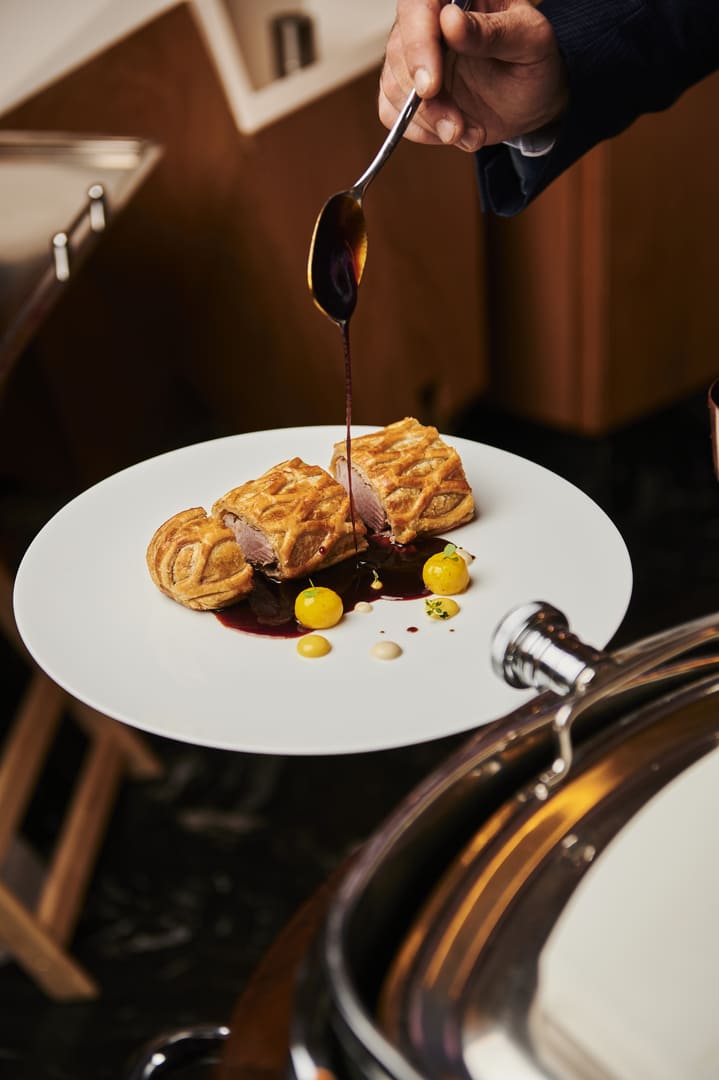 Restaurante A Barra Solomillo Wellington Jesus Tellez Afuegolento