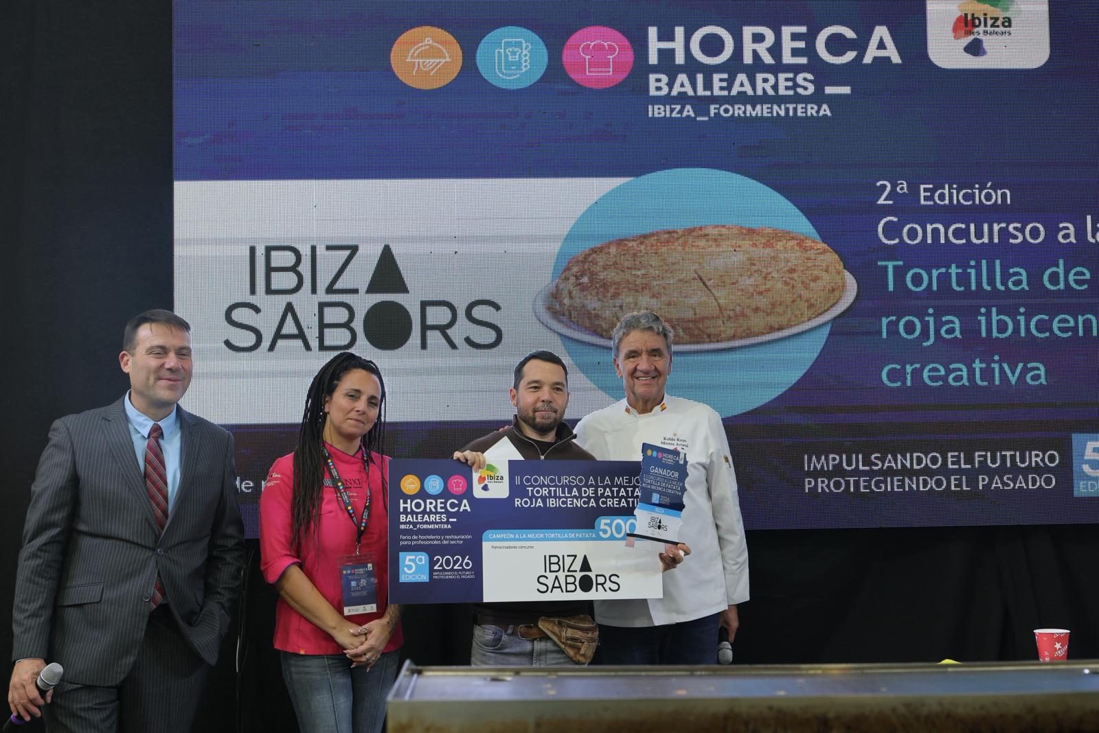 HORECA Ibiza 2026 Jose Luis Sierra Bon Lloc Ganador Mejor Tortilla Patatas Con Koldo Royo Afuegolento