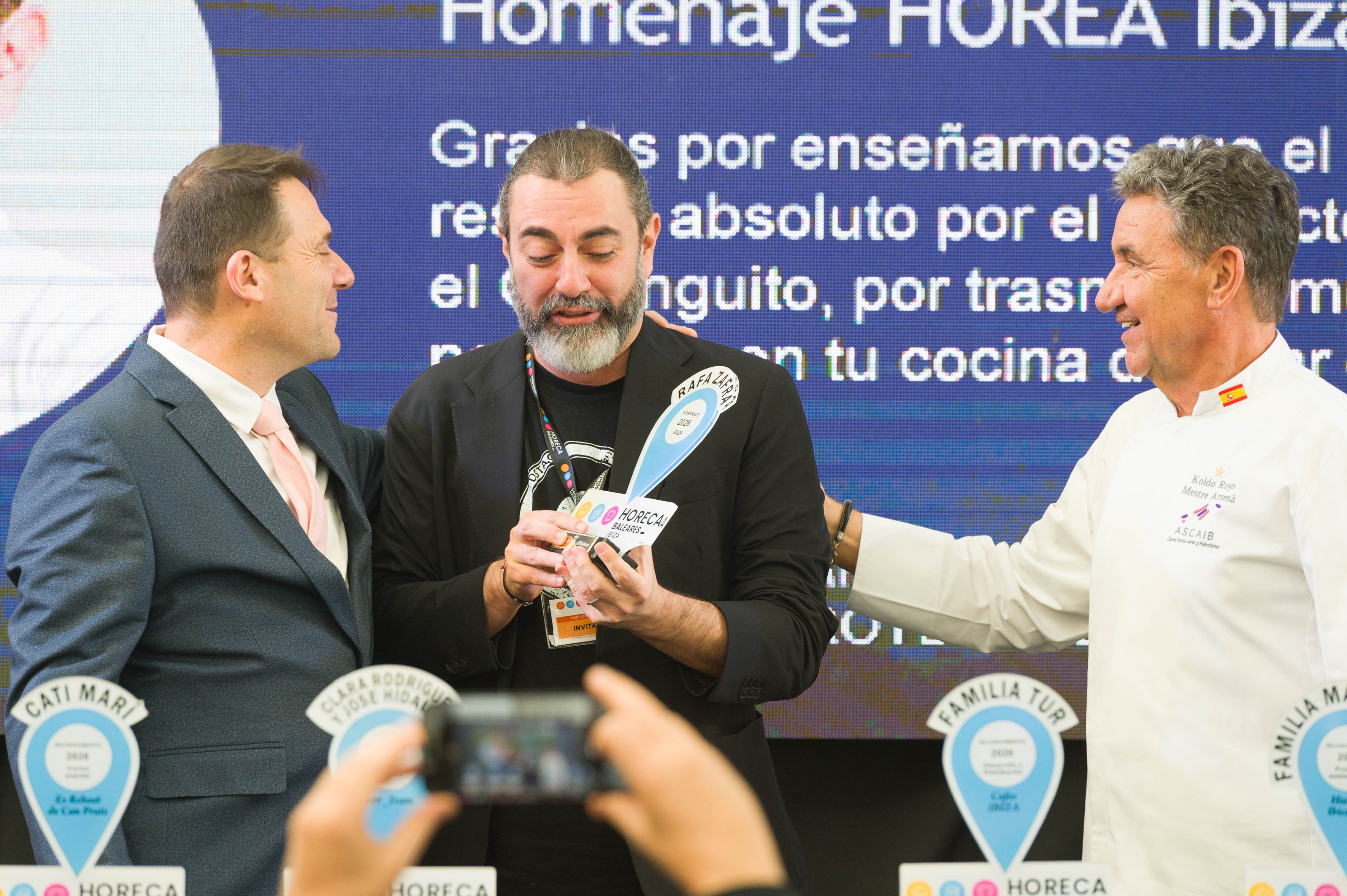 Homenajeados HORECA Ibiza Formentera 2026 Rafa Zafra Afuegolento