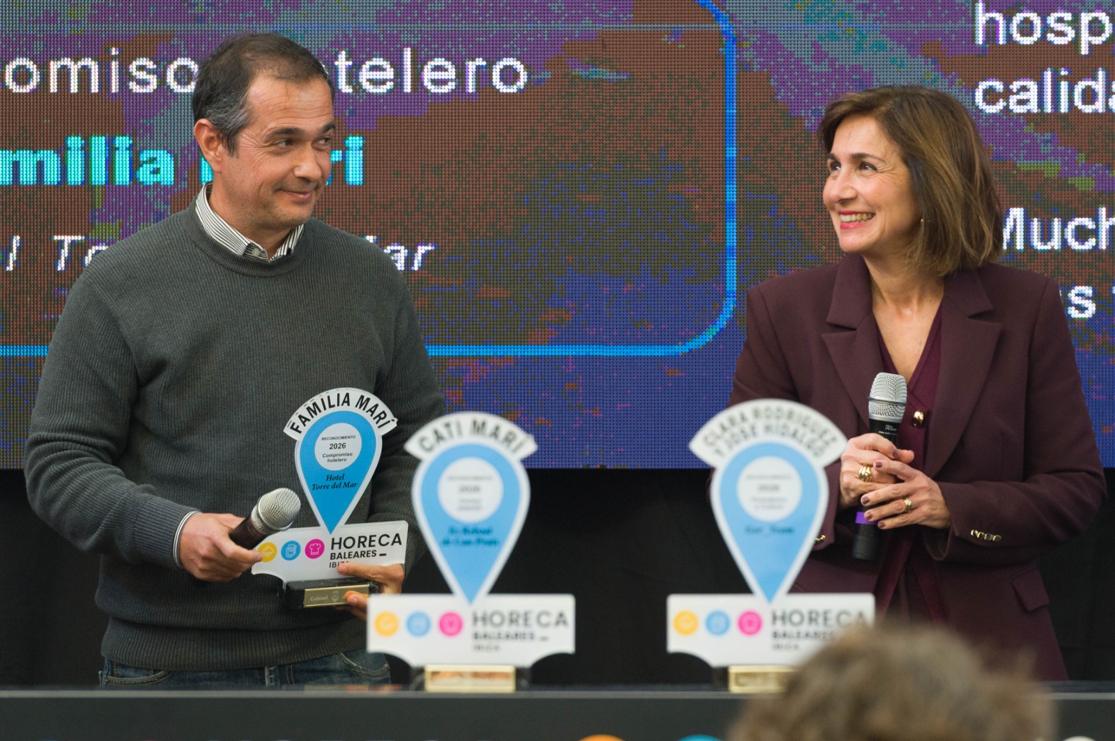 Homenajeados HORECA Ibiza Formentera 2026 Familia Mari Hotel Torre del Mar Afuegolento